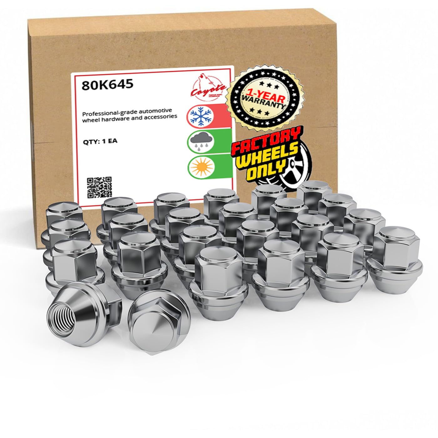 Amazon.com: Wheel Accessories Parts 24 Pcs M12x1.5 12x1.5 Thread